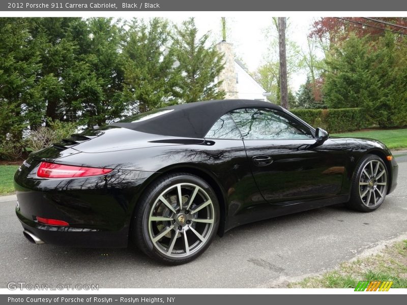 Black / Black 2012 Porsche 911 Carrera Cabriolet