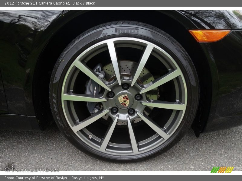Black / Black 2012 Porsche 911 Carrera Cabriolet