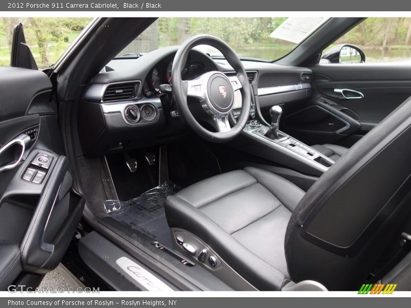 Black / Black 2012 Porsche 911 Carrera Cabriolet