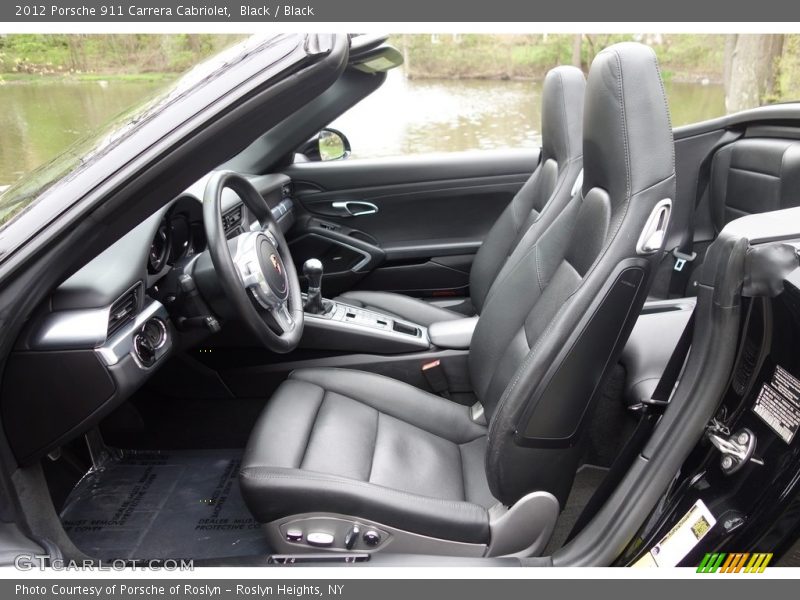 Black / Black 2012 Porsche 911 Carrera Cabriolet