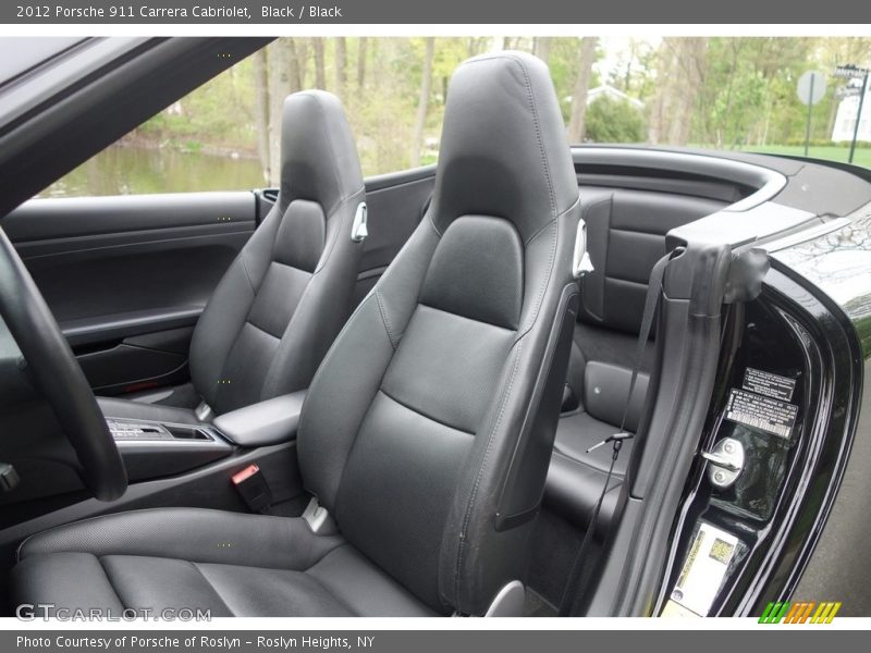 Black / Black 2012 Porsche 911 Carrera Cabriolet