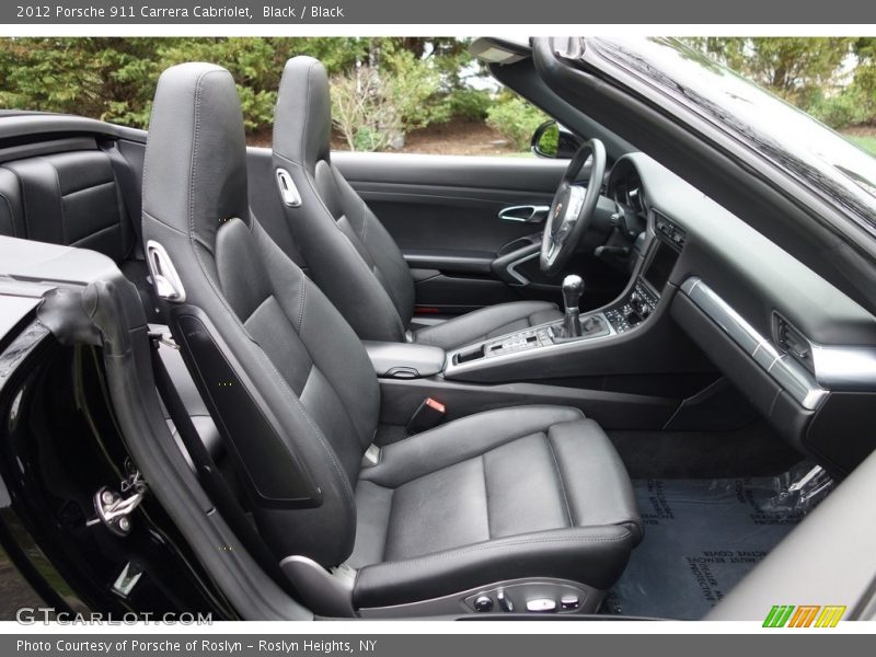 Black / Black 2012 Porsche 911 Carrera Cabriolet