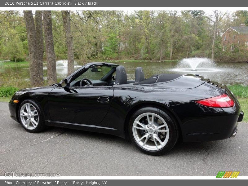 Black / Black 2010 Porsche 911 Carrera Cabriolet
