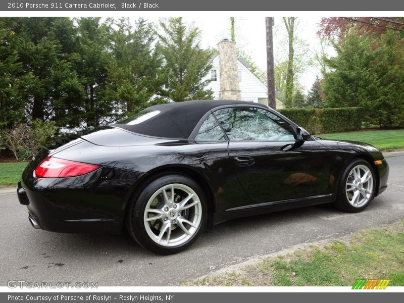 Black / Black 2010 Porsche 911 Carrera Cabriolet