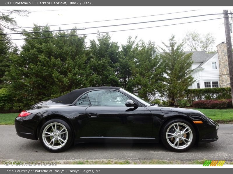 Black / Black 2010 Porsche 911 Carrera Cabriolet