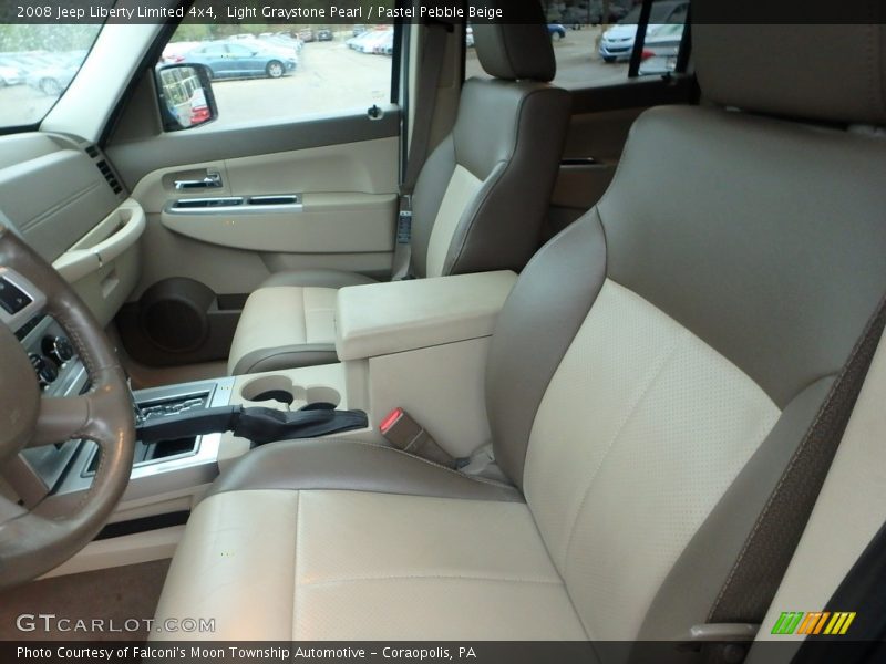Light Graystone Pearl / Pastel Pebble Beige 2008 Jeep Liberty Limited 4x4