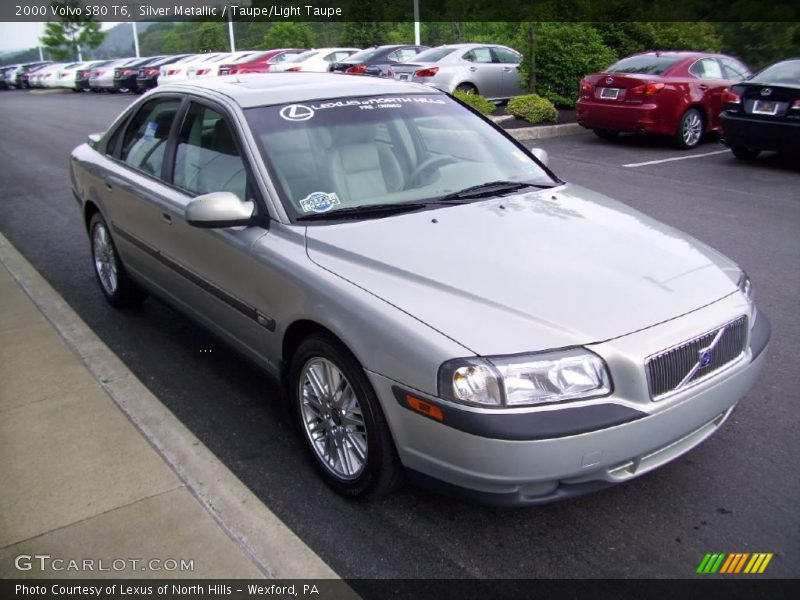 Silver Metallic / Taupe/Light Taupe 2000 Volvo S80 T6