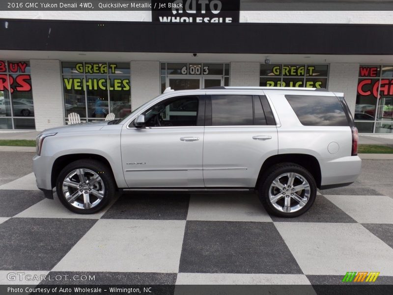 Quicksilver Metallic / Jet Black 2016 GMC Yukon Denali 4WD