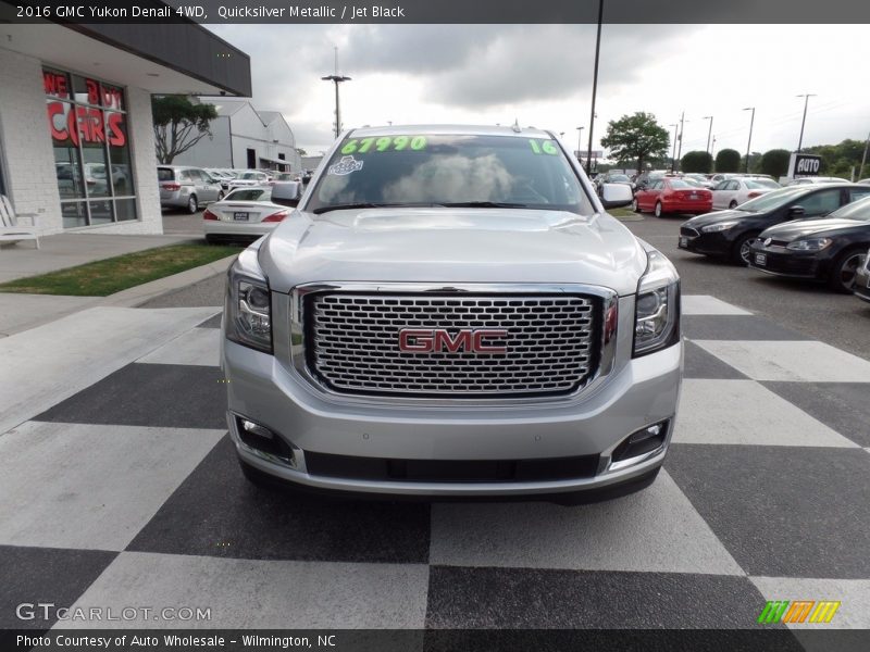Quicksilver Metallic / Jet Black 2016 GMC Yukon Denali 4WD