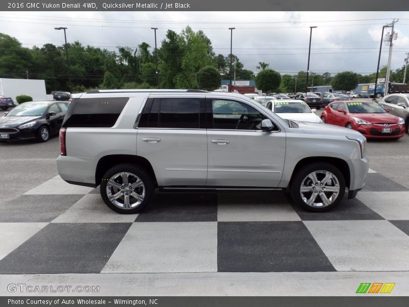 Quicksilver Metallic / Jet Black 2016 GMC Yukon Denali 4WD
