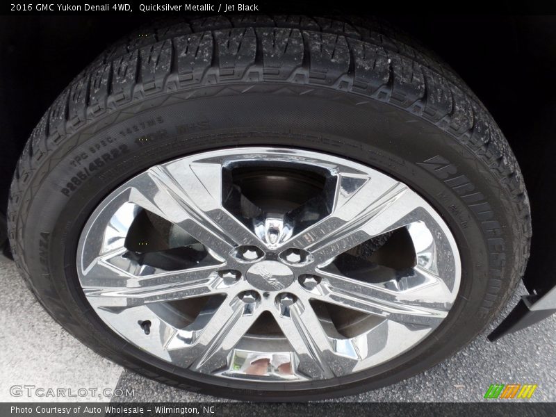 Quicksilver Metallic / Jet Black 2016 GMC Yukon Denali 4WD