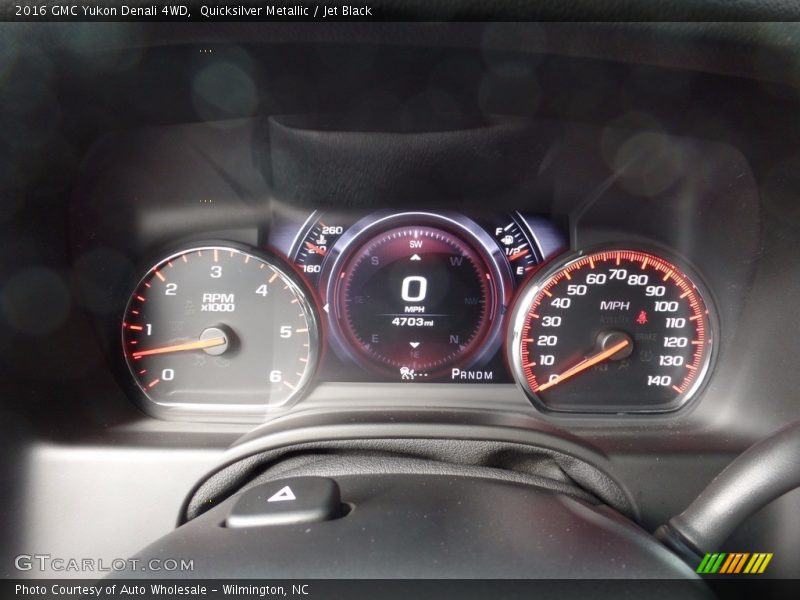 Quicksilver Metallic / Jet Black 2016 GMC Yukon Denali 4WD