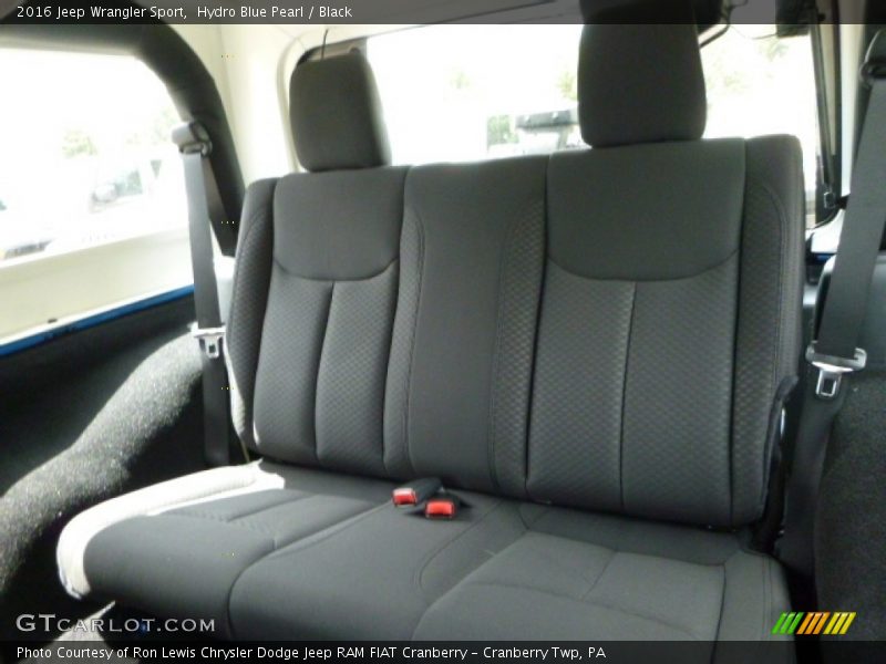 Hydro Blue Pearl / Black 2016 Jeep Wrangler Sport