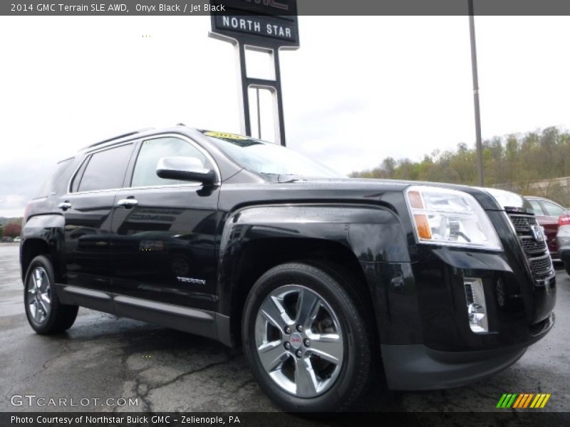 Onyx Black / Jet Black 2014 GMC Terrain SLE AWD