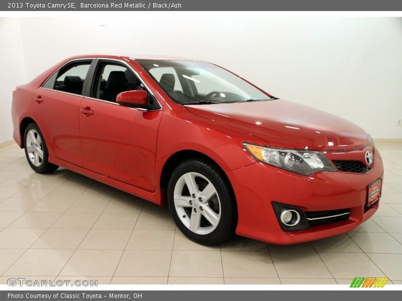 Barcelona Red Metallic / Black/Ash 2013 Toyota Camry SE