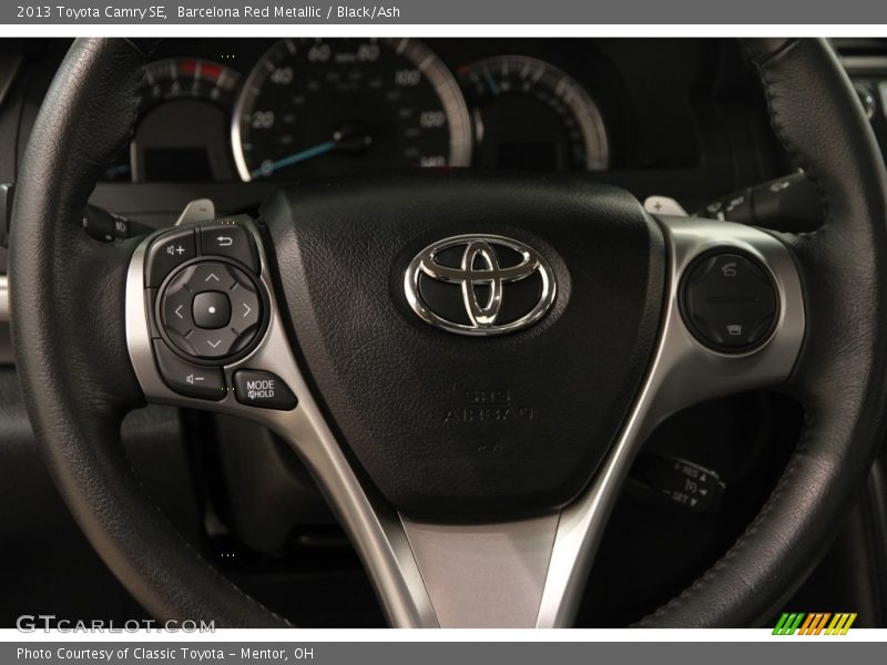 Barcelona Red Metallic / Black/Ash 2013 Toyota Camry SE