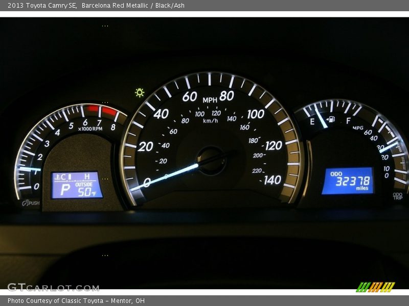 Barcelona Red Metallic / Black/Ash 2013 Toyota Camry SE