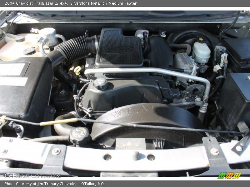 Silverstone Metallic / Medium Pewter 2004 Chevrolet TrailBlazer LS 4x4