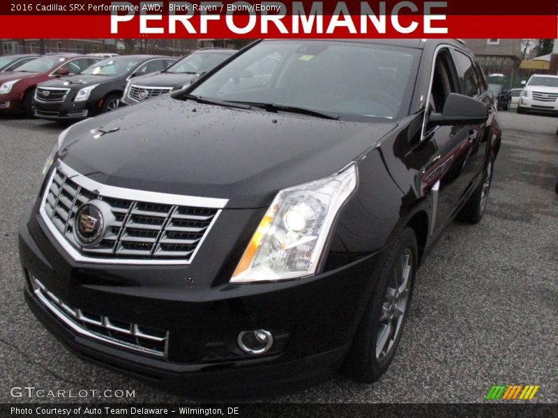 Black Raven / Ebony/Ebony 2016 Cadillac SRX Performance AWD