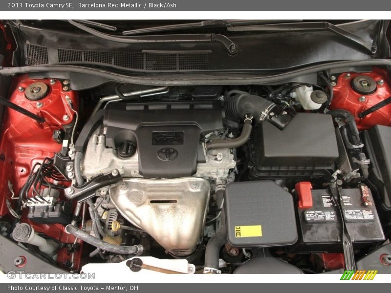 Barcelona Red Metallic / Black/Ash 2013 Toyota Camry SE