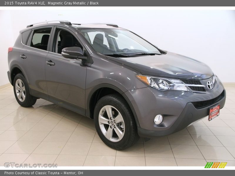 Magnetic Gray Metallic / Black 2015 Toyota RAV4 XLE