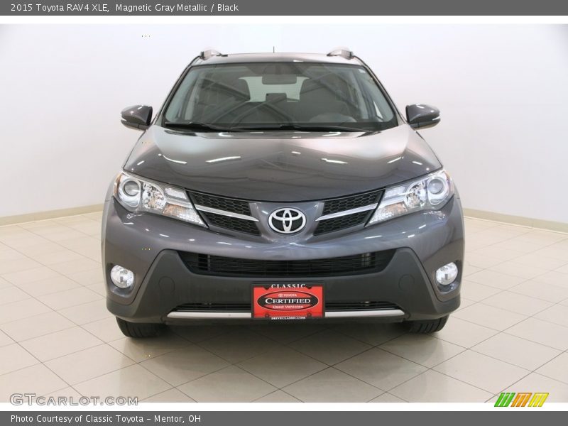 Magnetic Gray Metallic / Black 2015 Toyota RAV4 XLE