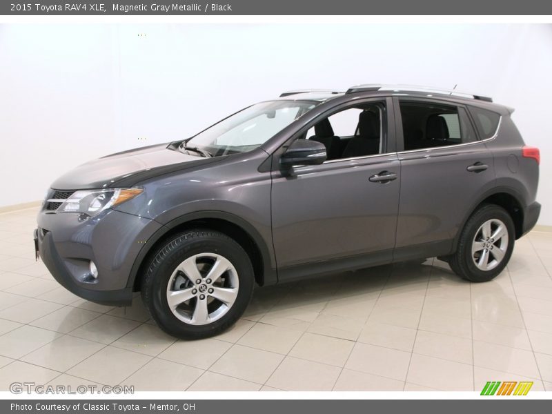 Magnetic Gray Metallic / Black 2015 Toyota RAV4 XLE