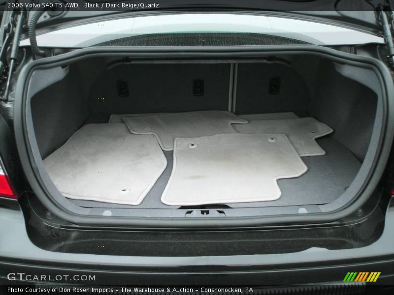 Black / Dark Beige/Quartz 2006 Volvo S40 T5 AWD