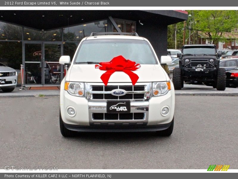 White Suede / Charcoal Black 2012 Ford Escape Limited V6