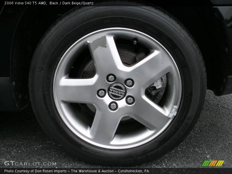 Black / Dark Beige/Quartz 2006 Volvo S40 T5 AWD
