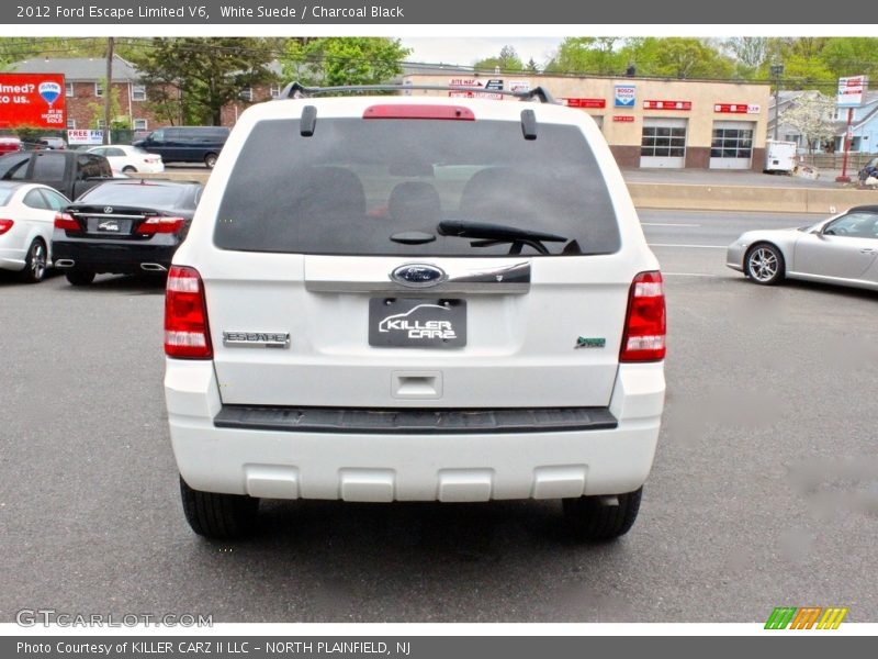 White Suede / Charcoal Black 2012 Ford Escape Limited V6
