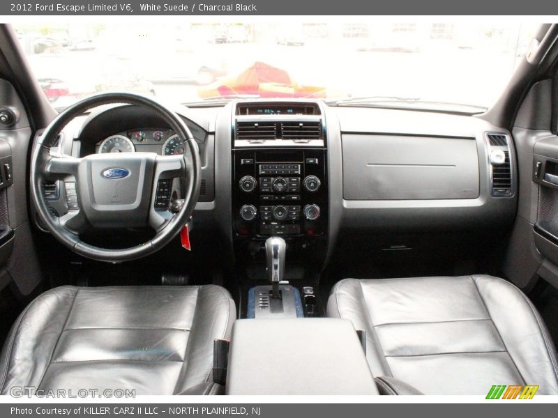 White Suede / Charcoal Black 2012 Ford Escape Limited V6