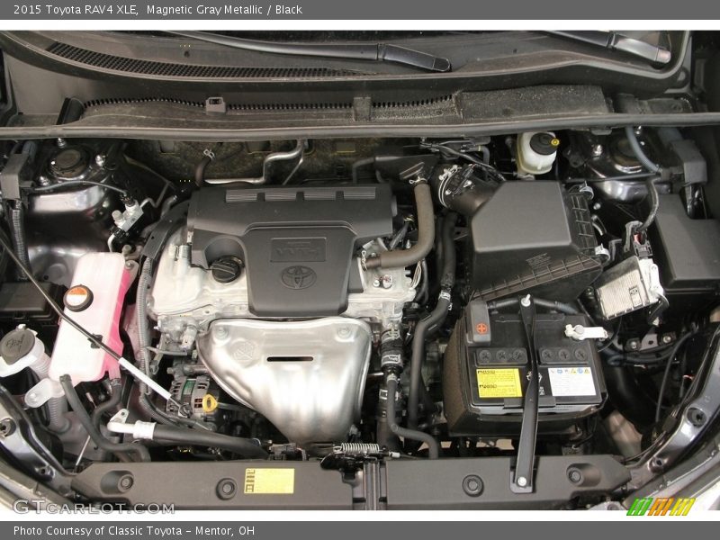 Magnetic Gray Metallic / Black 2015 Toyota RAV4 XLE