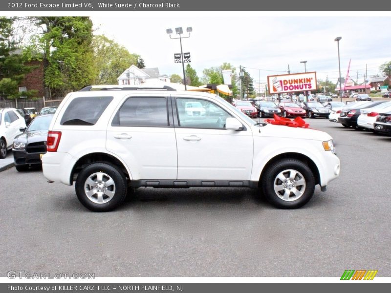 White Suede / Charcoal Black 2012 Ford Escape Limited V6