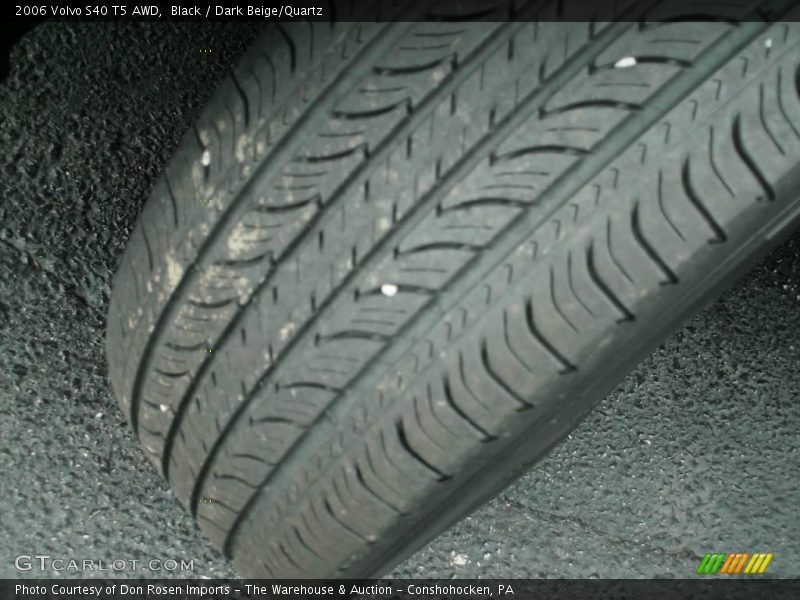 Black / Dark Beige/Quartz 2006 Volvo S40 T5 AWD