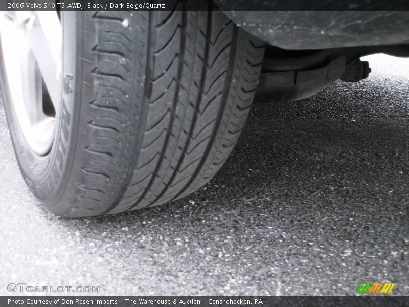 Black / Dark Beige/Quartz 2006 Volvo S40 T5 AWD