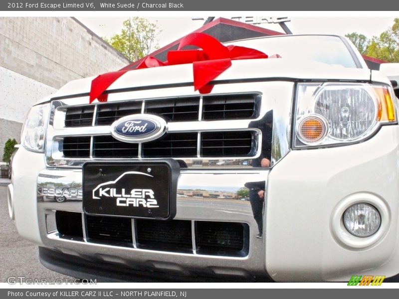 White Suede / Charcoal Black 2012 Ford Escape Limited V6