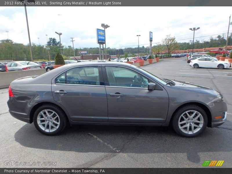 Sterling Grey Metallic / Medium Light Stone 2012 Ford Fusion SEL V6