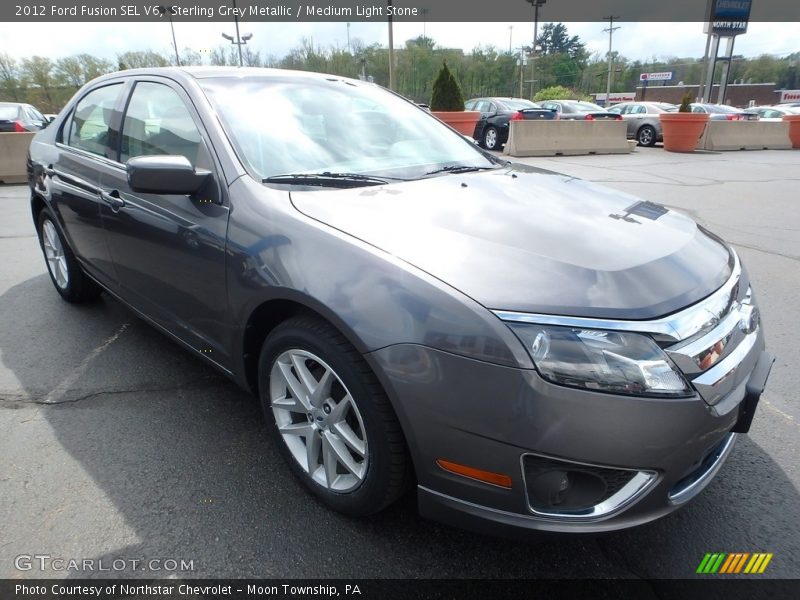 Sterling Grey Metallic / Medium Light Stone 2012 Ford Fusion SEL V6