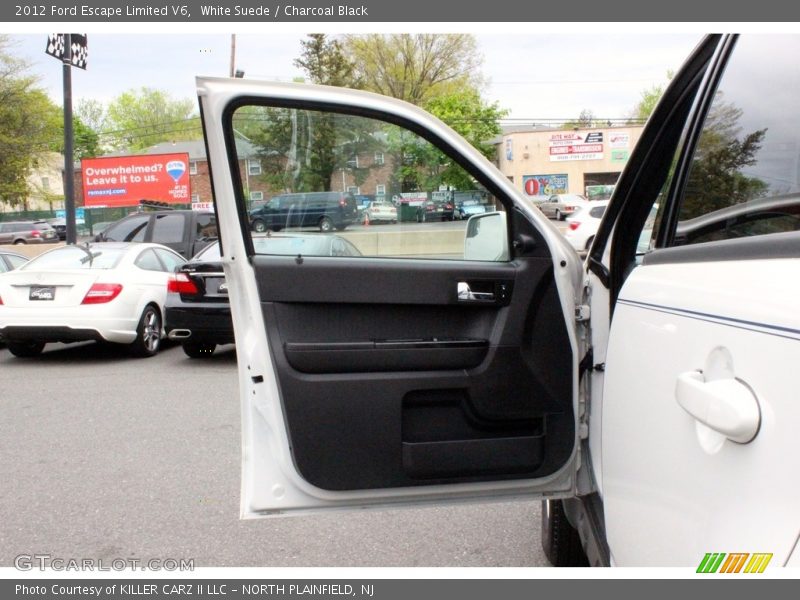 White Suede / Charcoal Black 2012 Ford Escape Limited V6