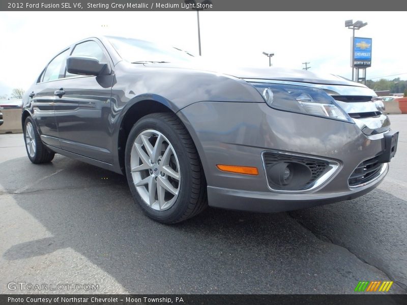 Sterling Grey Metallic / Medium Light Stone 2012 Ford Fusion SEL V6