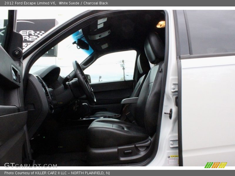 White Suede / Charcoal Black 2012 Ford Escape Limited V6