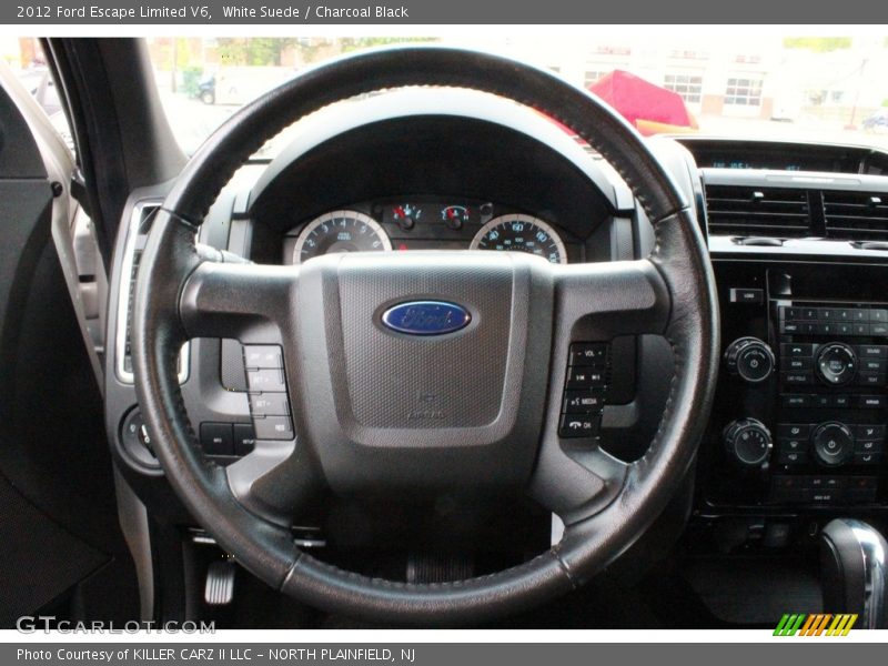 White Suede / Charcoal Black 2012 Ford Escape Limited V6