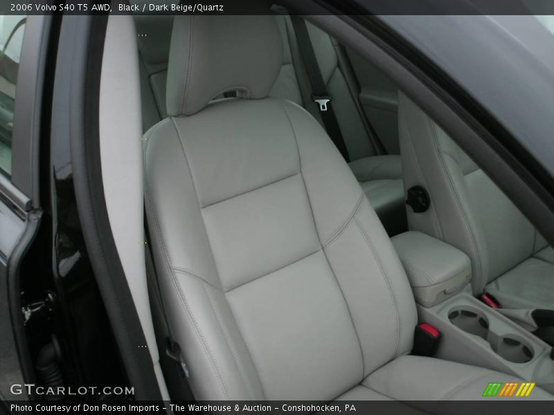Black / Dark Beige/Quartz 2006 Volvo S40 T5 AWD