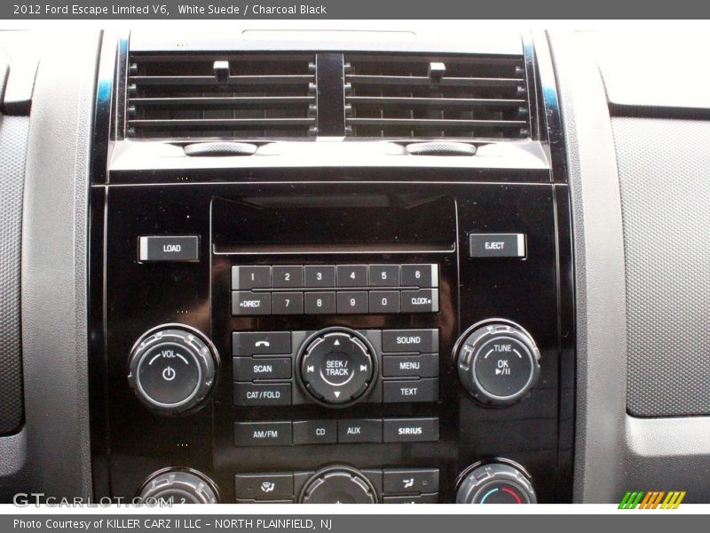 White Suede / Charcoal Black 2012 Ford Escape Limited V6