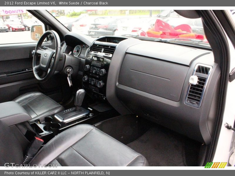 White Suede / Charcoal Black 2012 Ford Escape Limited V6
