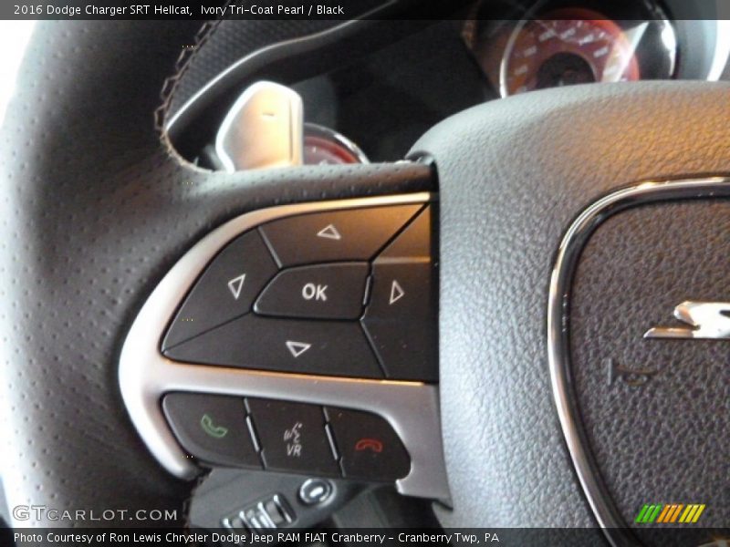 Controls of 2016 Charger SRT Hellcat