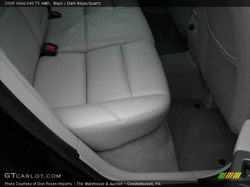 Black / Dark Beige/Quartz 2006 Volvo S40 T5 AWD