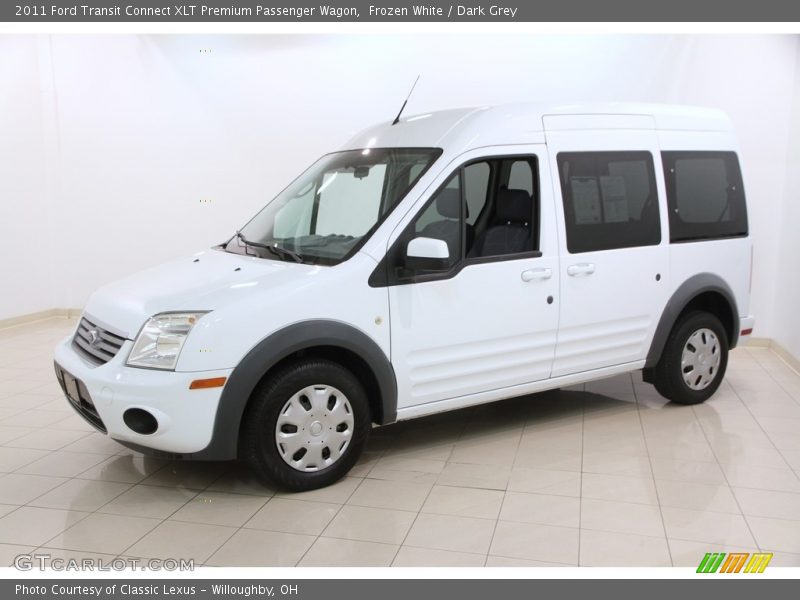 Frozen White / Dark Grey 2011 Ford Transit Connect XLT Premium Passenger Wagon