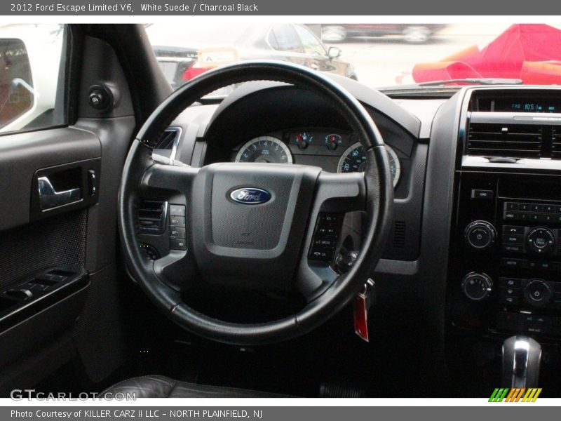 White Suede / Charcoal Black 2012 Ford Escape Limited V6
